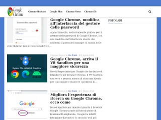 Screenshot sito: Google-Chrome.it