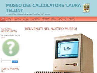 Screenshot sito: Museo del calcolatore