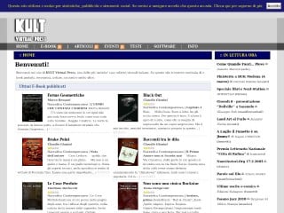 Screenshot sito: Kult Virtual Press