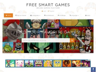 Screenshot sito: Free Smart Games