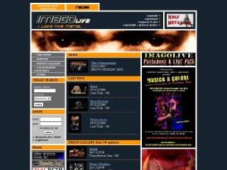Screenshot sito: ImagoLive Hard & Heavy