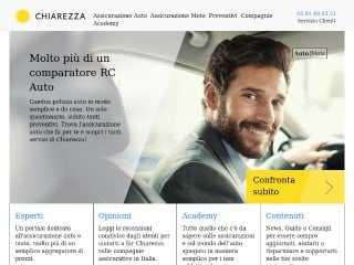 Screenshot sito: Chiarezza.it