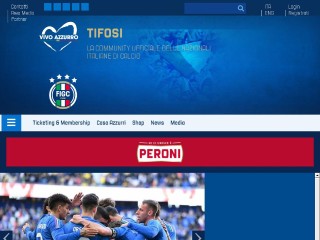 Screenshot sito: Vivo Azzurro