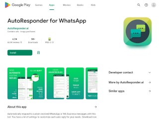 Screenshot sito: AutoResponder for WhatsApp