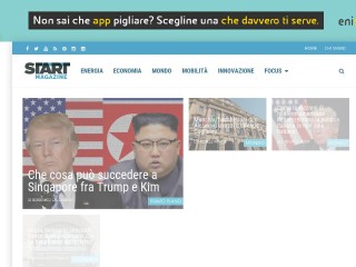 Screenshot sito: Startmag