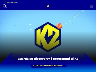 Screenshot sito: K2tv.it