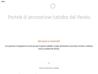 Screenshot sito: Veneto360