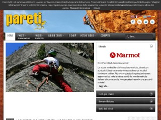 Screenshot sito: Pareti