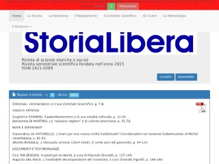 Screenshot sito: StoriaLibera.it