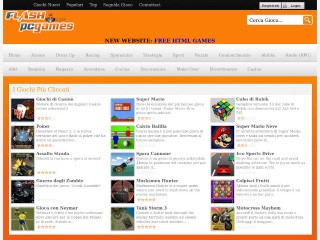 Screenshot sito: Flashpcgames.com