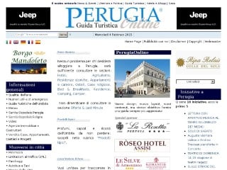 Screenshot sito: Perugia Online