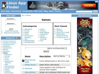 Linux App Finder Games