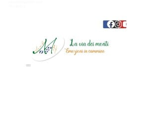 Screenshot sito: La Via Dei Monti