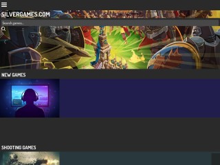 Screenshot sito: SilverGames