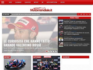 Screenshot sito: Motomondiale.it
