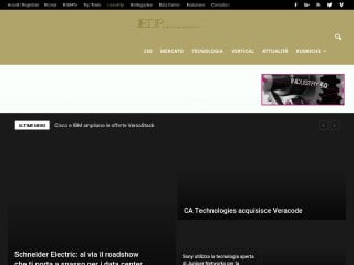 Screenshot sito: Lineaedp