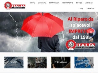 Screenshot sito: Italia Franchising