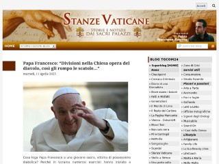 Screenshot sito: Stanze Vaticane