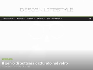 Screenshot sito: Design Lifestyle