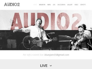 Screenshot sito: Audio 2