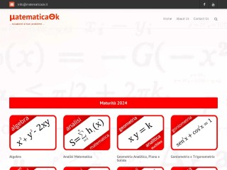 Screenshot sito: MatematicaOk.it