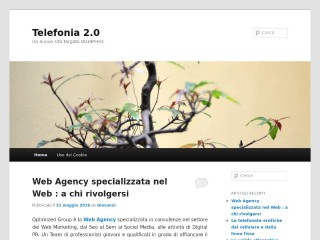 Screenshot sito: Telefonia20.it