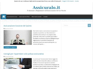 Screenshot sito: Assicuralo.it