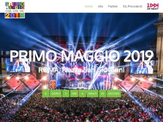 Screenshot sito: Primomaggio.net