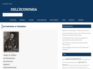 Screenshot sito: Delleconomia.it