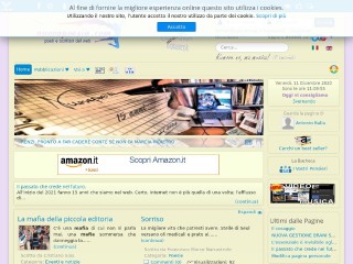 Screenshot sito: Nuovapoesia