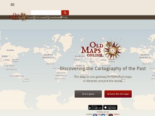 Screenshot sito: Old Maps Online