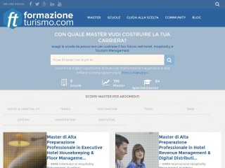 Screenshot sito: MasterTurismo.it