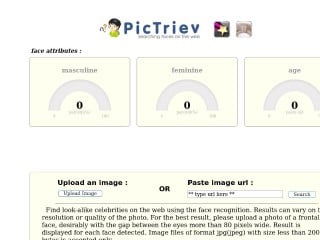 Screenshot sito: Pictriev
