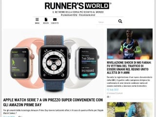 Screenshot sito: RunnersWorld.it
