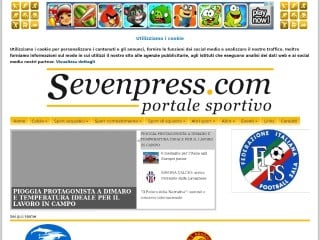 Screenshot sito: SevenPress