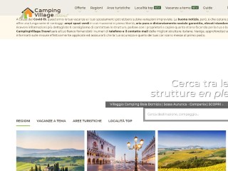 Screenshot sito: Camping Village