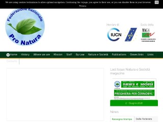 Screenshot sito: Pro-Natura.it