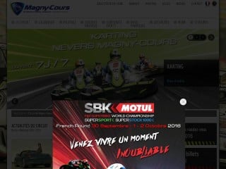 Screenshot sito: Magny-Cours