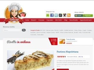 Screenshot sito: Torte.net