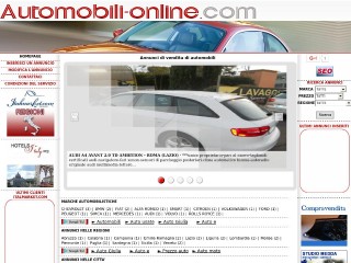 Screenshot sito: Automobili-online