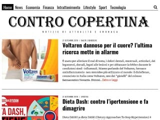 Screenshot sito: ControCopertina.com