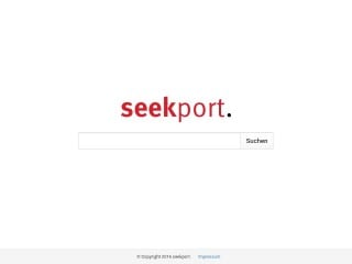 Screenshot sito: Seekport.com