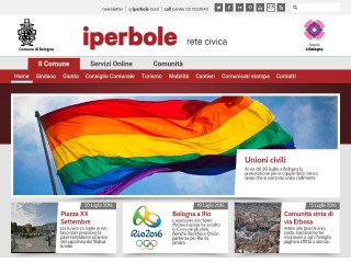 Screenshot sito: Comune di Bologna