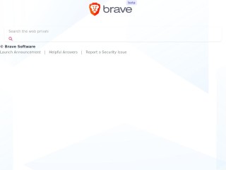 Screenshot sito: Brave Search