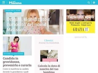 Screenshot sito: PianetaMamma.it