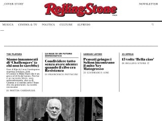 Screenshot sito: Rollingstone.it