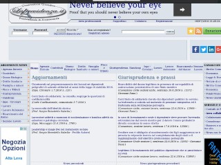 Screenshot sito: LaPrevidenza.it