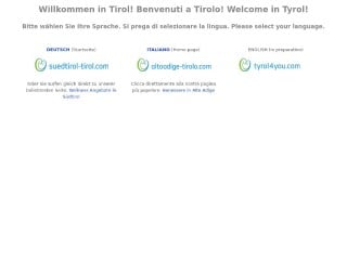 Screenshot sito: Suedtirol-Tirol.com