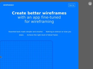 Screenshot sito: Wireframe.cc