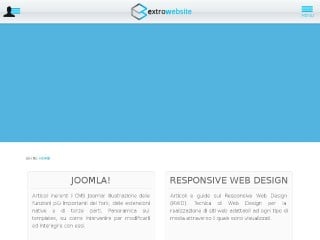 Screenshot sito: Extro Web Site